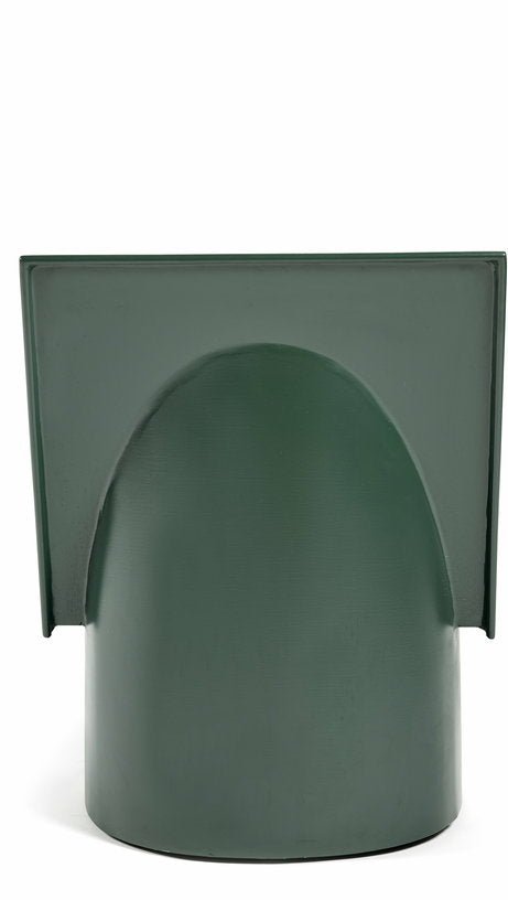 Chaise basse en acier verte Valérie - Serax - The Cool Republic