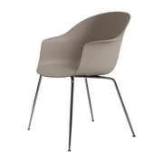 Chaise beige noir chromée Bat - Gubi - The Cool Republic