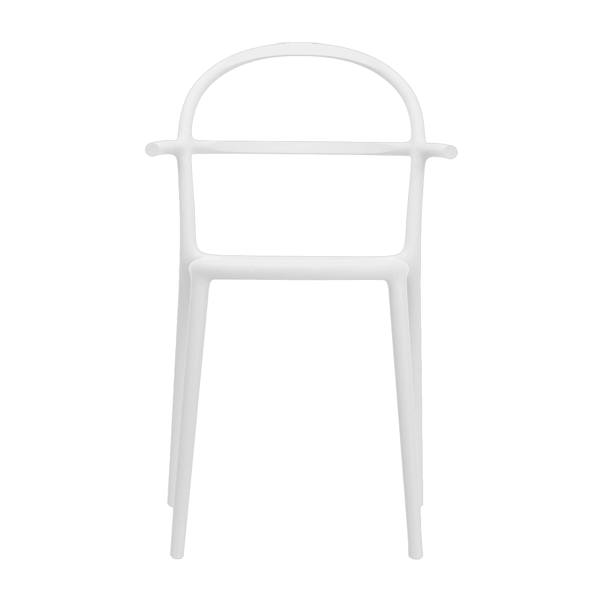 Chaise blanche Generic C - Kartell - The Cool Republic
