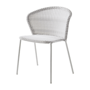Chaise blanche Lean - Cane-Line - The Cool Republic
