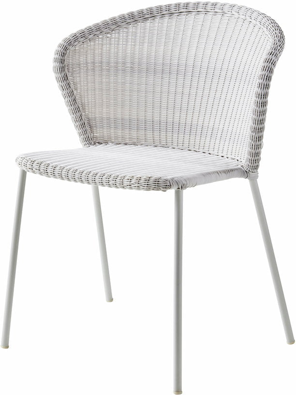 Chaise blanche Lean - Cane - Line - The Cool Republic
