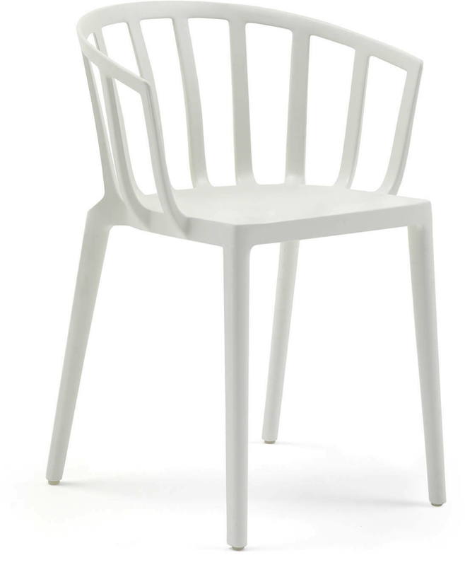 Chaise blanche mat Venice - Kartell - The Cool Republic
