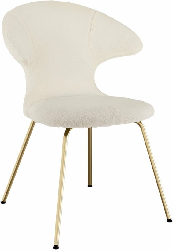 Chaise blanche piètement doré Time Flies - UMAGE - The Cool Republic
