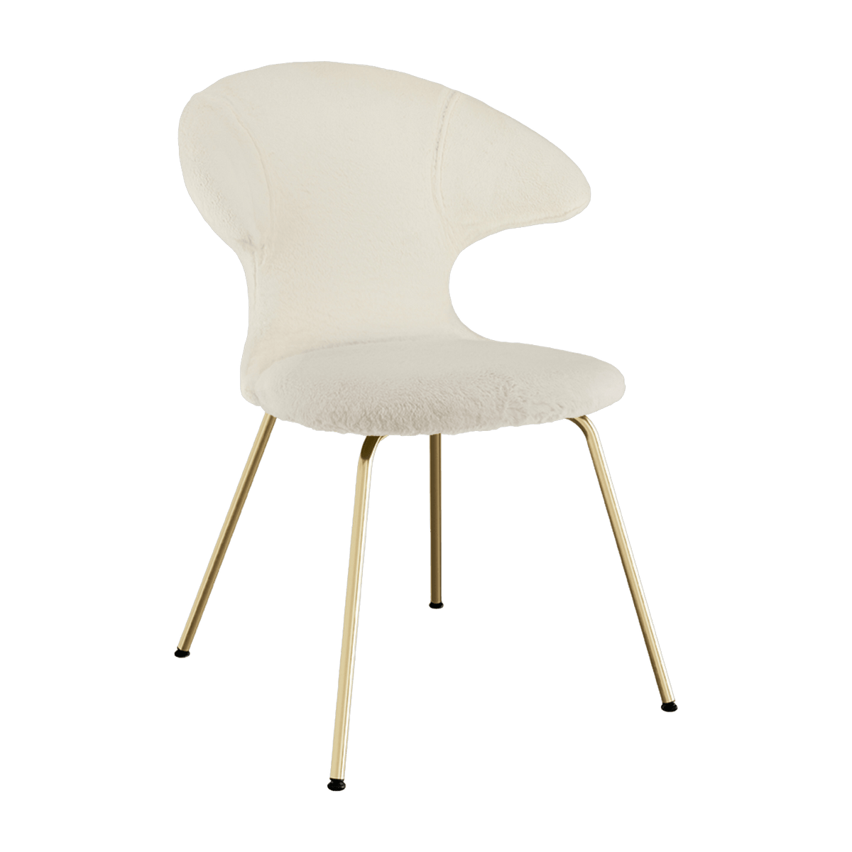 Chaise blanche piètement doré Time Flies - UMAGE - The Cool Republic