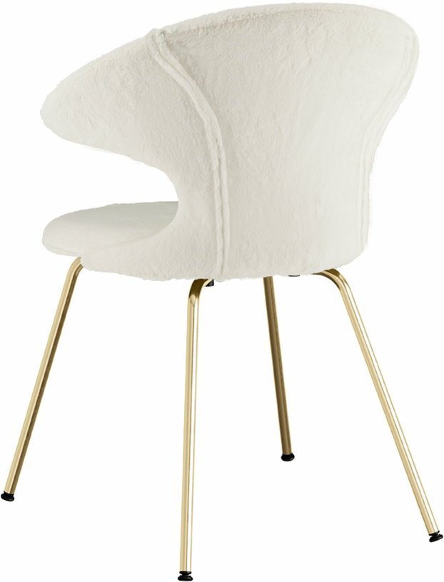 Chaise blanche piètement doré Time Flies - UMAGE - The Cool Republic