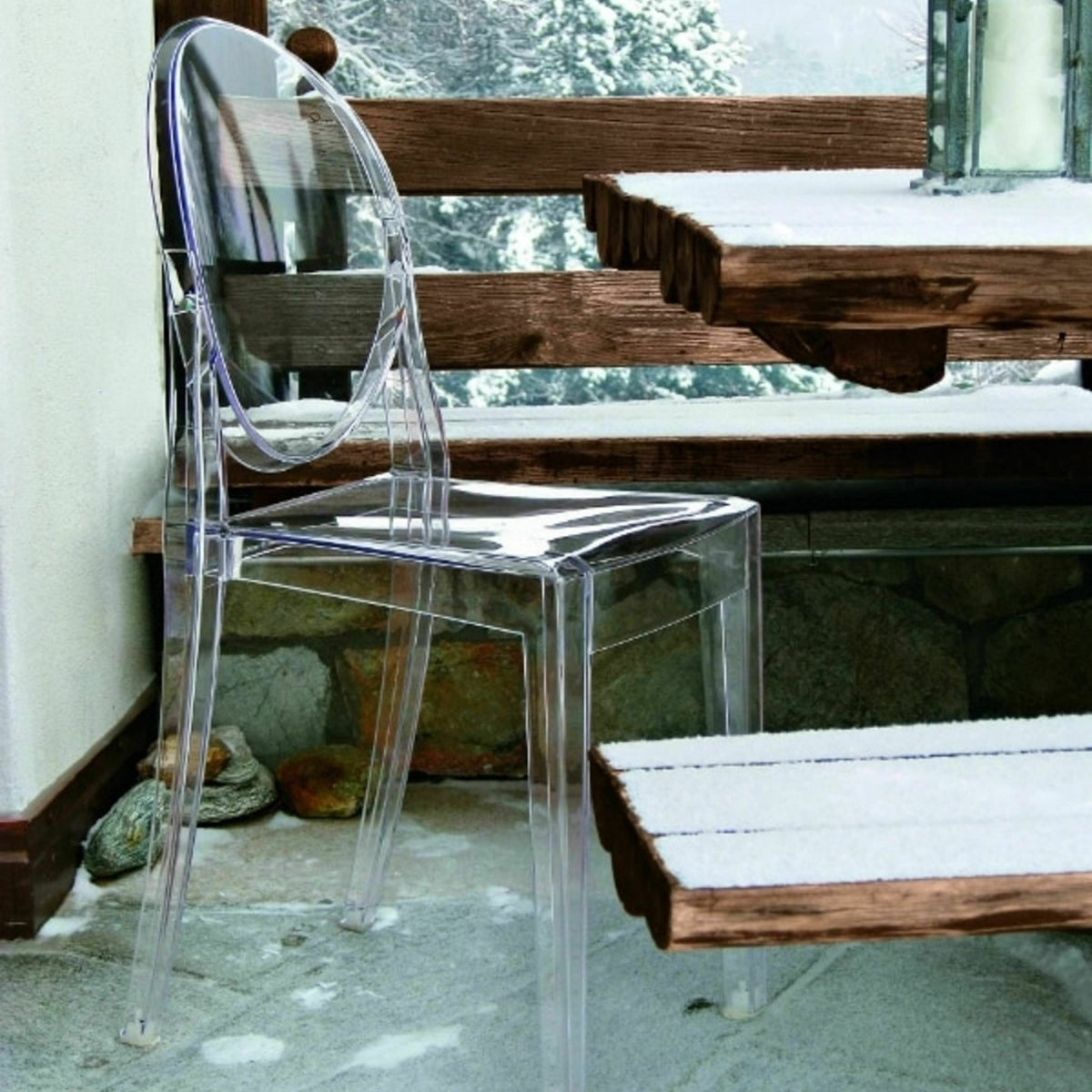Chaise blanche Victoria Ghost - Kartell - The Cool Republic