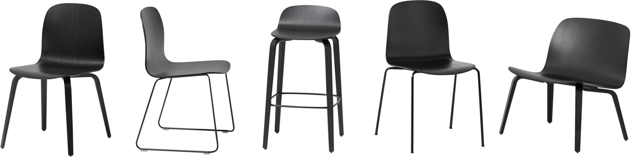 Chaise bleu nuit Visu - Muuto - The Cool Republic