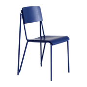 Chaise bleue marine en acier Petit Standard - HAY - The Cool Republic