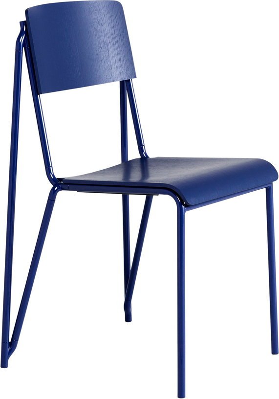 Chaise bleue marine en acier Petit Standard - HAY - The Cool Republic