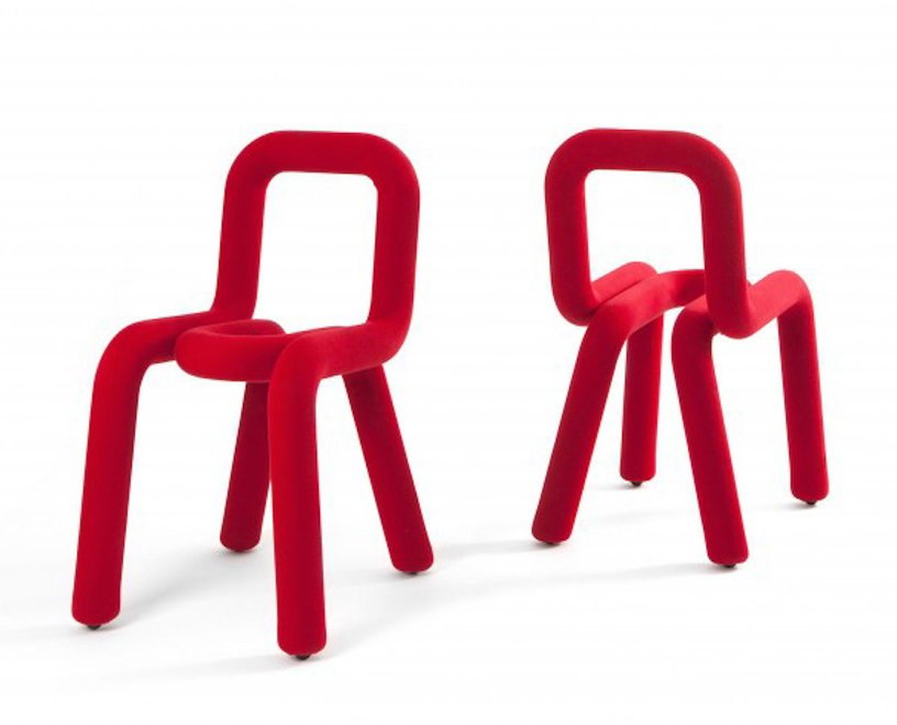 Chaise Bold Rouge - Moustache - The Cool Republic