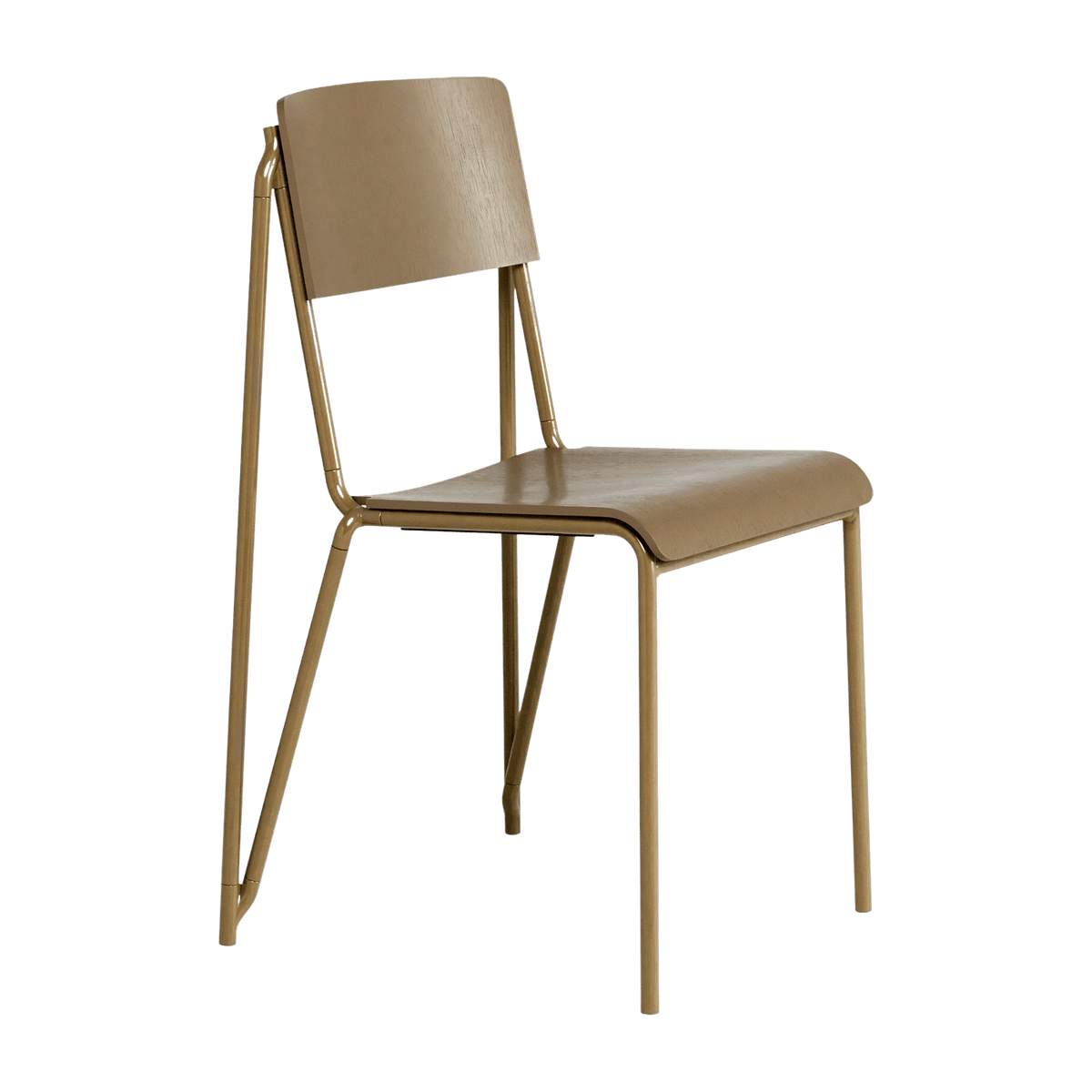 Steel and oak clay chair Petit Standard - HAY - The Cool Republic