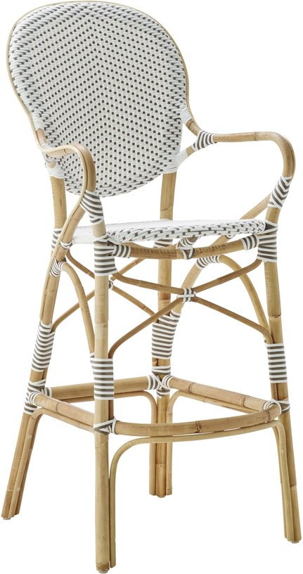 Chaise de bar blanc Isabelle - Sika Design - The Cool Republic