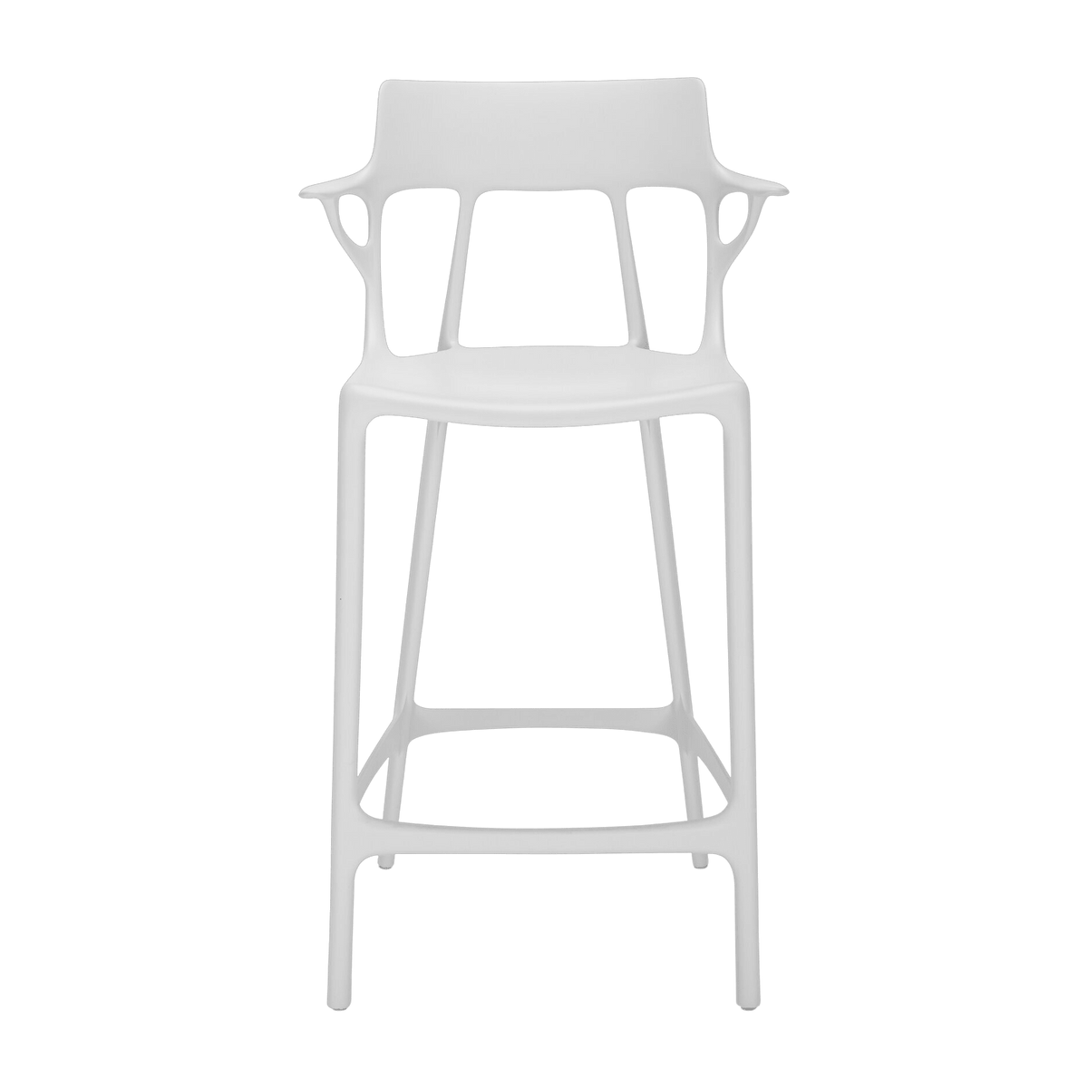 Chaise de bar blanche 65 cm A.I - Kartell - The Cool Republic