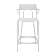 Chaise de bar blanche 65 cm A.I - Kartell - The Cool Republic