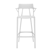 Chaise de bar blanche 75 cm A.I - Kartell - The Cool Republic