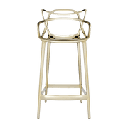 Chaise de bar dorée 65 cm Masters - Kartell - The Cool Republic
