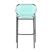 Chaise de bar en acier bleu Cielo - Ames - The Cool Republic