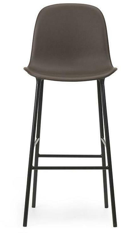 Chaise de bar en acier et pp noir 75 cm Form - Normann Copenhagen - The Cool Republic