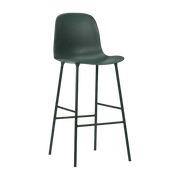 Chaise de bar en acier et pp vert 65 cm Form - Normann Copenhagen - The Cool Republic