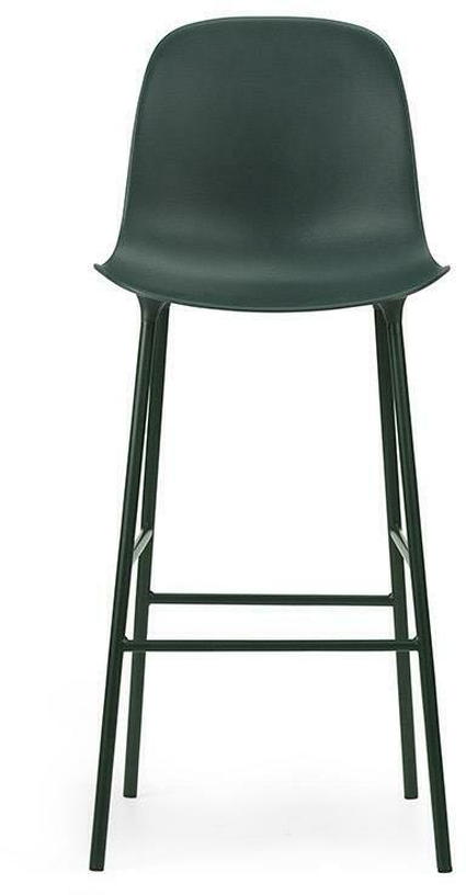 Chaise de bar en acier et pp vert 65 cm Form - Normann Copenhagen - The Cool Republic