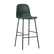 Chaise de bar en acier et pp vert 75 cm Form - Normann Copenhagen - The Cool Republic