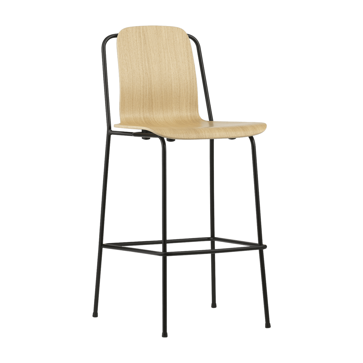 Black steel bar chair 75 cm Studio - Normann Copenhagen - The Cool Republic