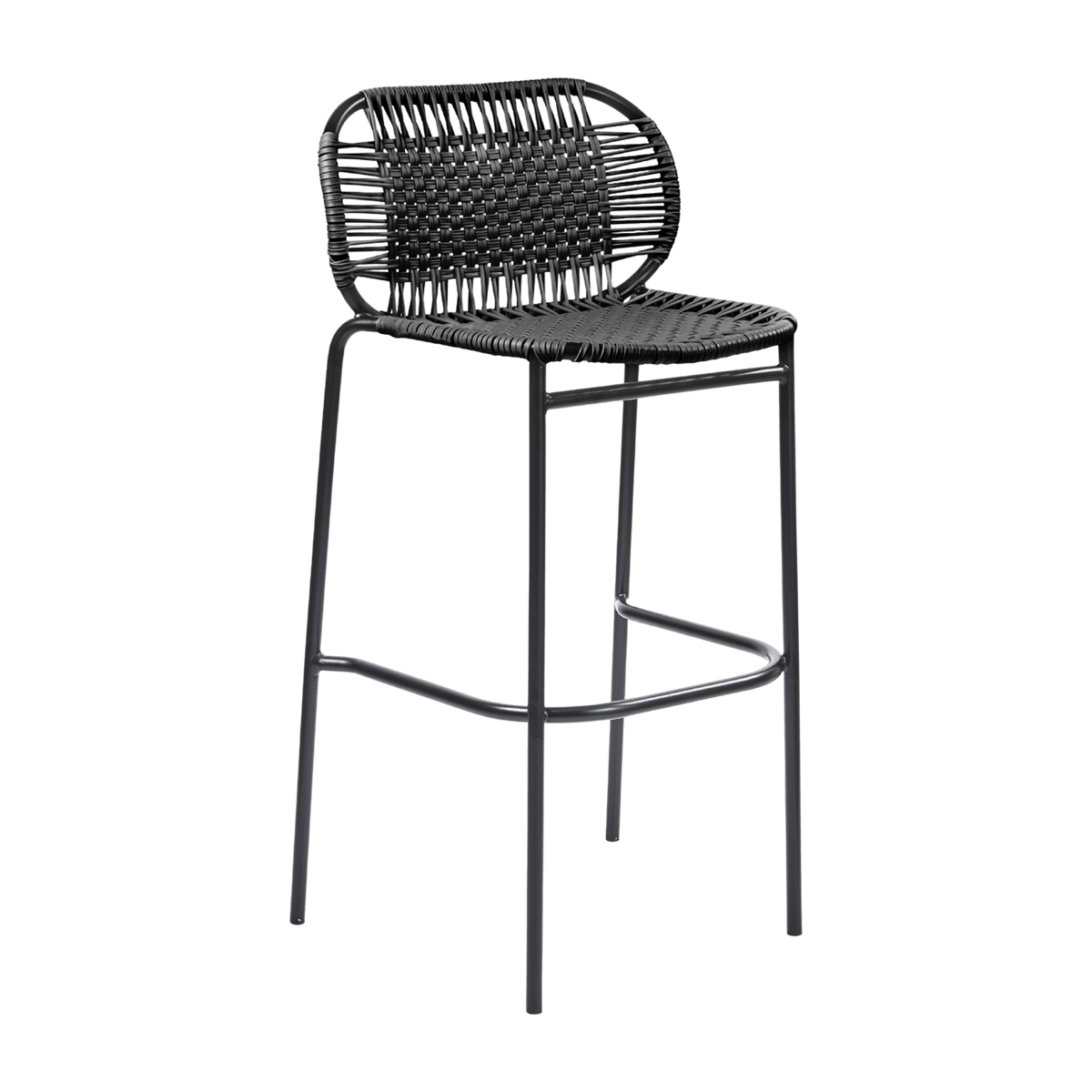 Chaise de bar en acier noir Cielo - Ames - The Cool Republic