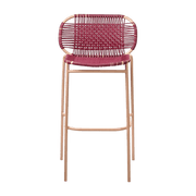 Chaise de bar en acier violet Cielo - Ames - The Cool Republic