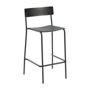 Chaise de bar en aluminium noir August - Serax - The Cool Republic