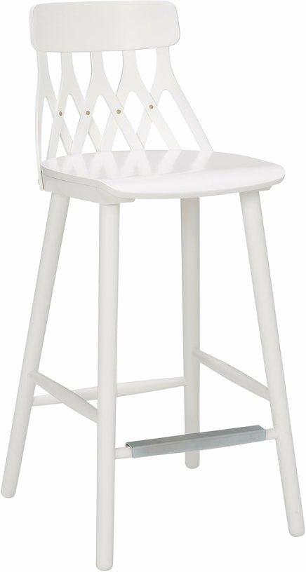 Chaise de bar en bouleau blanc 63 cm Y5 - Hans K - The Cool Republic