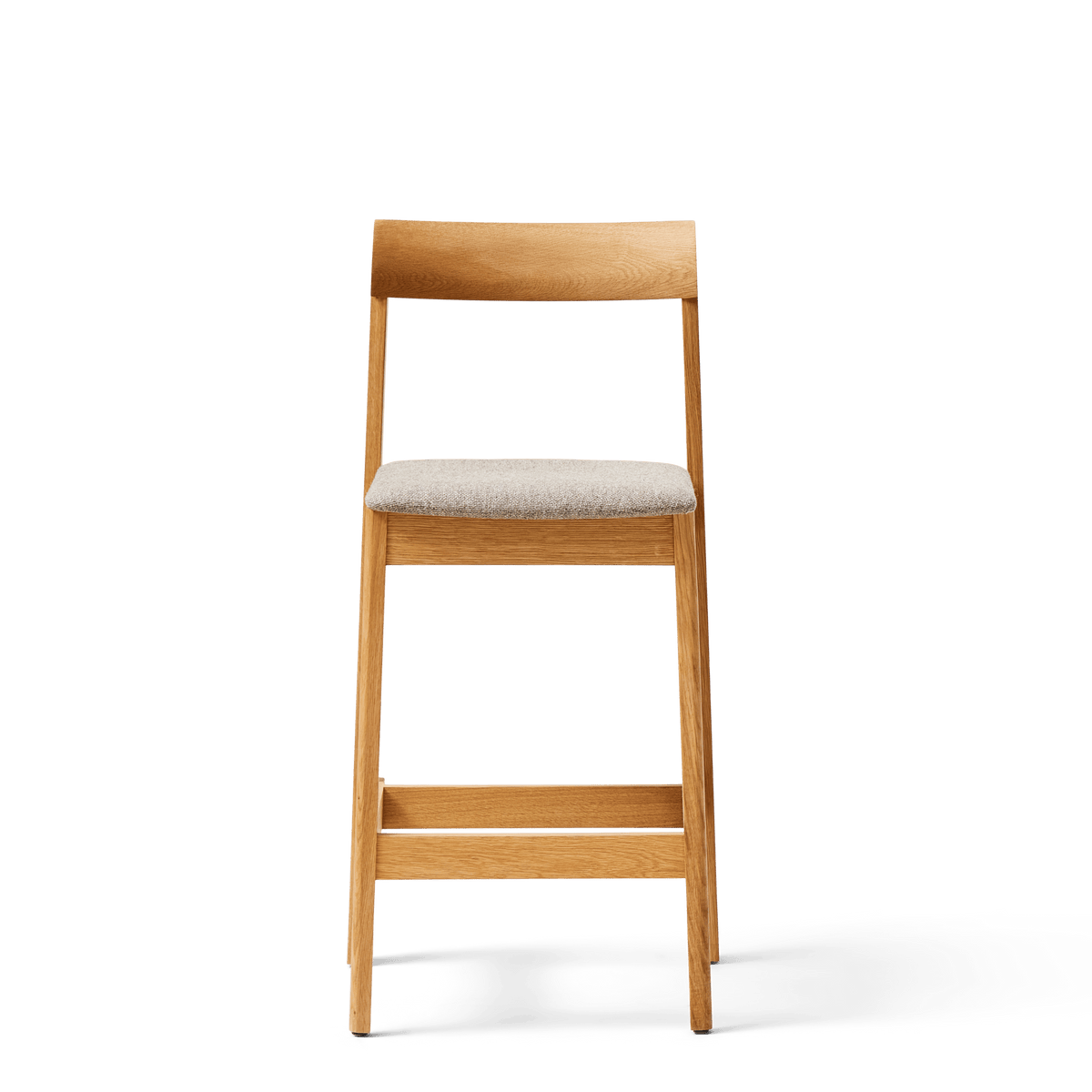 Chaise de bar en chêne et hallingal 65cm Blueprint - Form&Refine - The Cool Republic