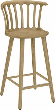 Chaise de bar en chêne huilé 63 cm San Marco - Hans K - The Cool Republic