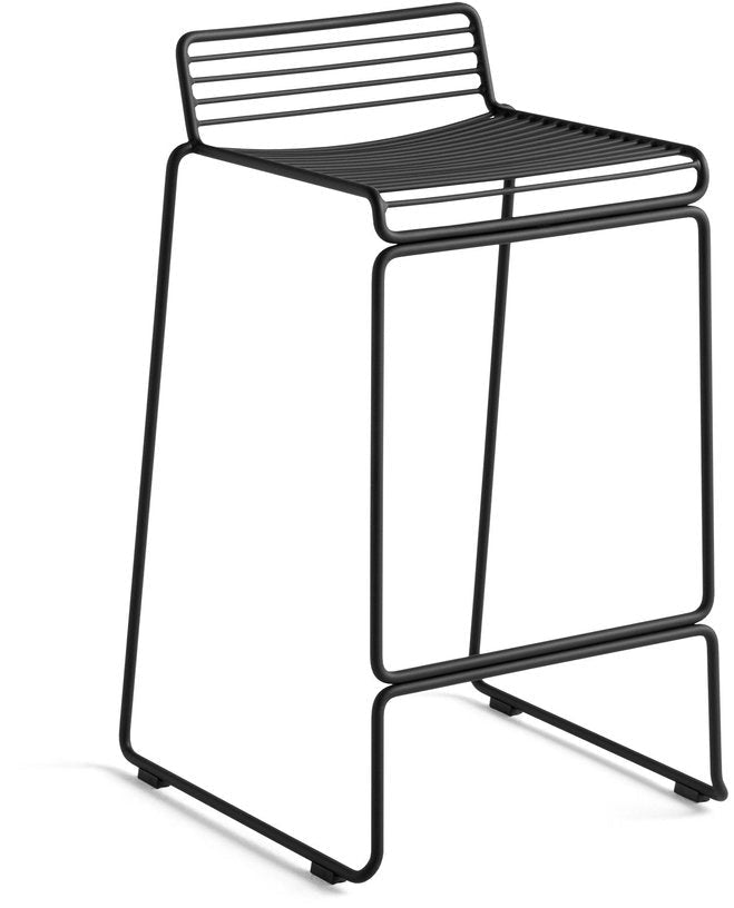 Black metal bar chair 65 cm Hee - HAY