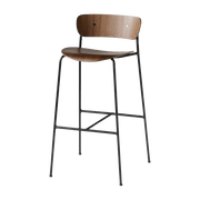 Chaise de bar en noyer AV9 Pavilion - &tradition - The Cool Republic