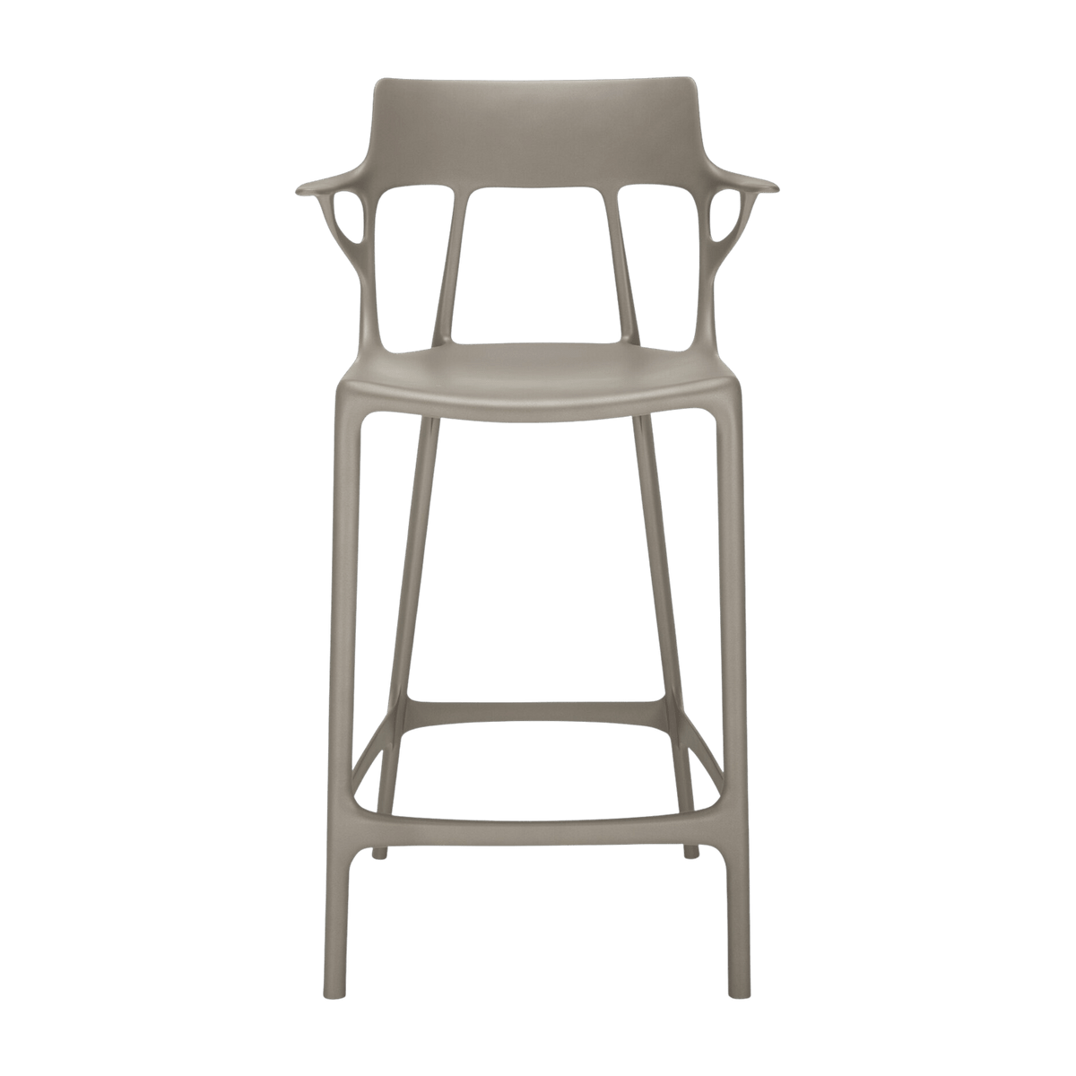 Chaise de bar grise 65 cm A.I - Kartell - The Cool Republic