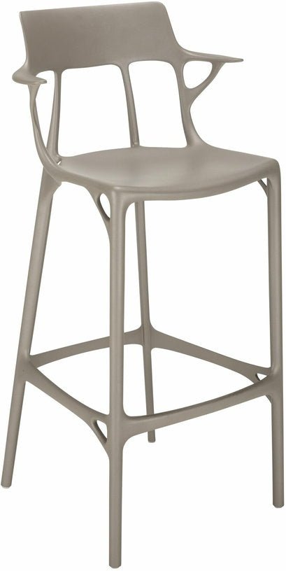Chaise de bar grise 75 cm A.I - Kartell - The Cool Republic