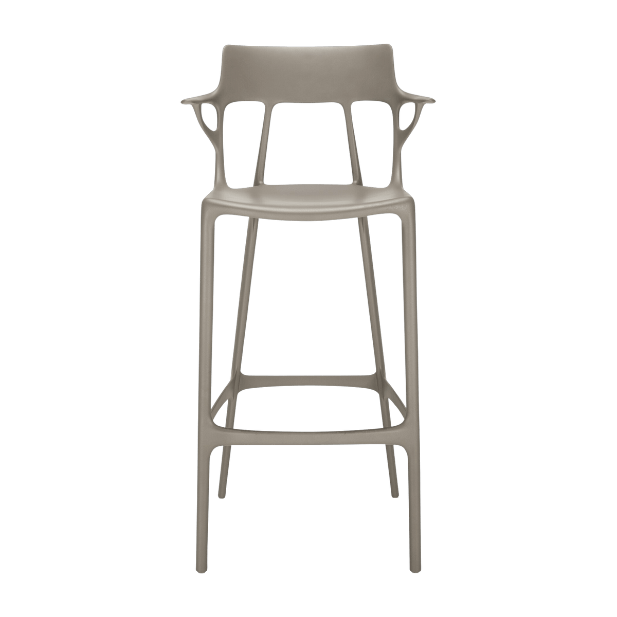 Chaise de bar grise 75 cm A.I - Kartell - The Cool Republic