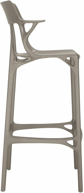 Chaise de bar grise 75 cm A.I - Kartell - The Cool Republic