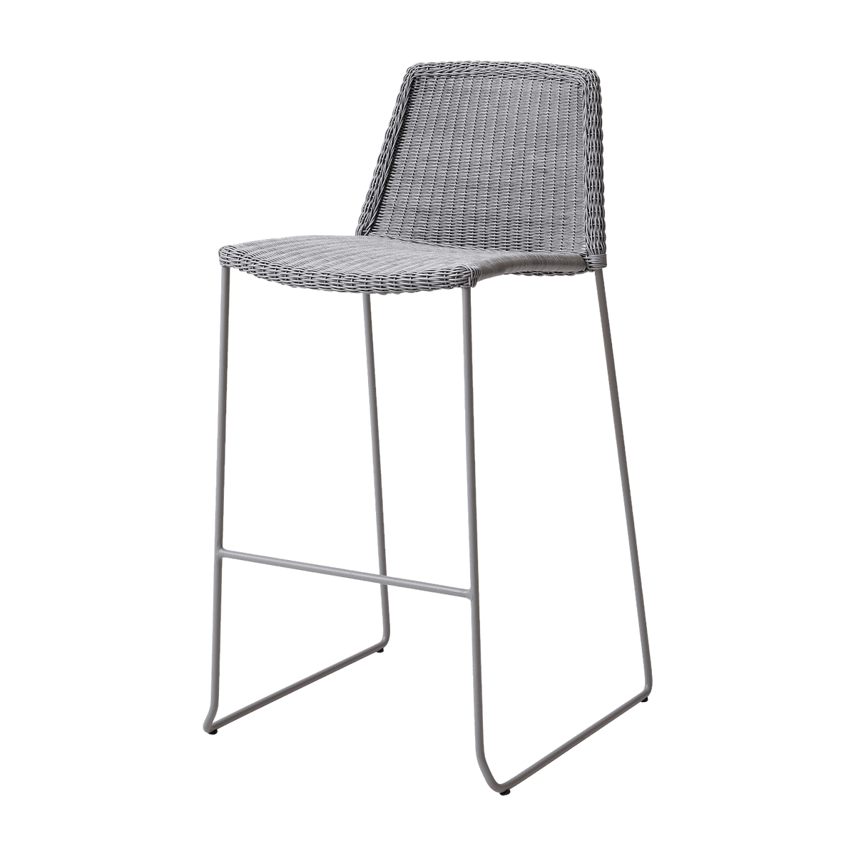 Chaise de bar grise Breeze - Cane-Line - The Cool Republic