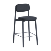 Chaise de bar noir 65 cm Résidence - Kann Design - The Cool Republic