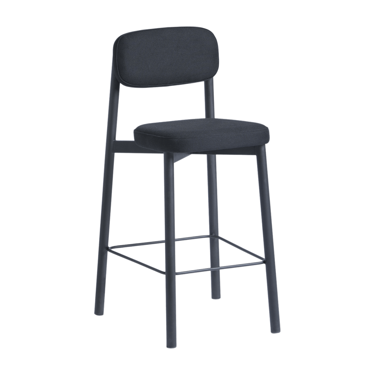 Chaise de bar noir 65 cm Résidence - Kann Design - The Cool Republic