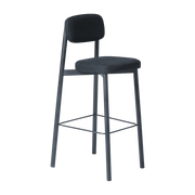 Chaise de bar noir 75 cm Résidence - Kann Design - The Cool Republic