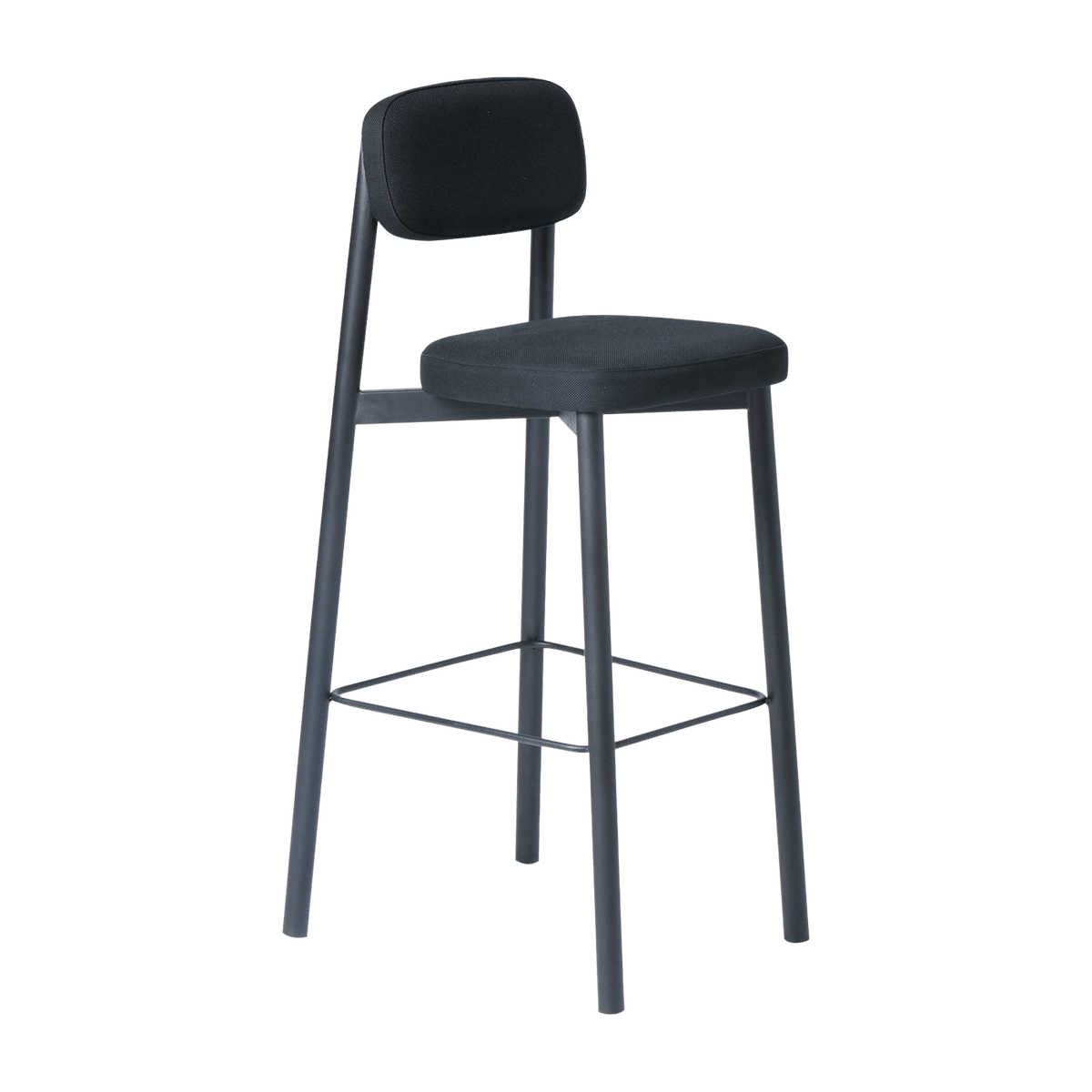 Chaise de bar noir 75 cm Résidence - Kann Design - The Cool Republic