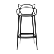 Chaise de bar noire 75 cm Masters - Kartell - The Cool Republic