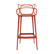 Chaise de bar rouge 75 cm Masters - Kartell - The Cool Republic