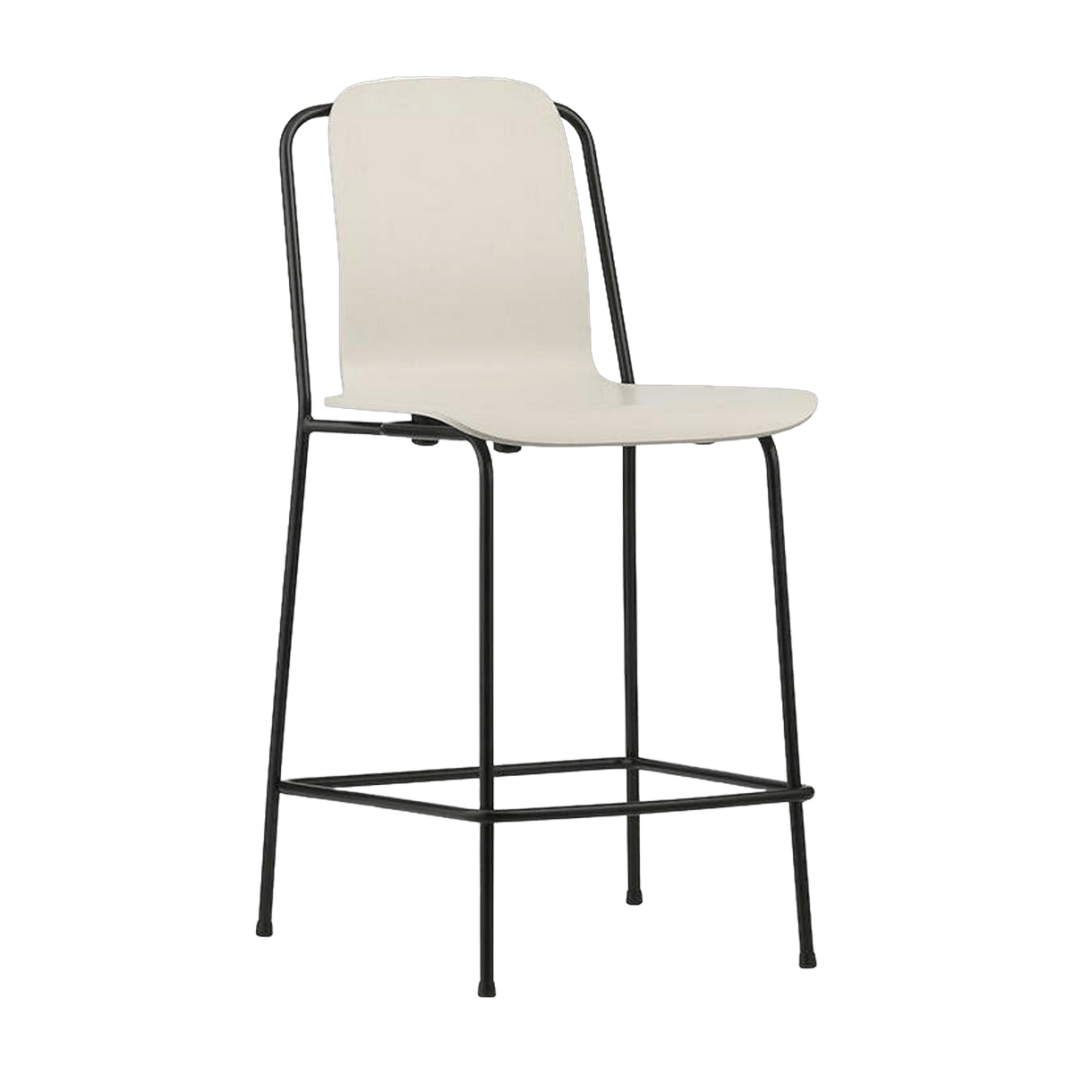 Chaise de bar Studio 65 Cm Acier Noir - Normann Copenhagen - The Cool Republic
