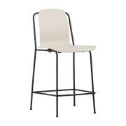 Chaise de bar Studio 65 Cm Acier Noir - Normann Copenhagen - The Cool Republic