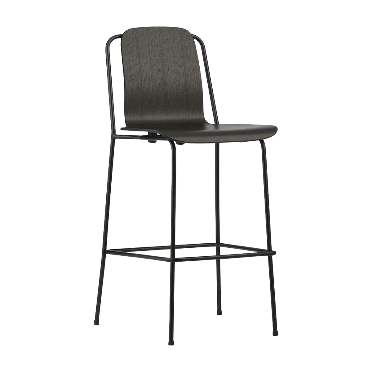 Chaise de bar Studio 75 Cm Acier Noir - Normann Copenhagen - The Cool Republic
