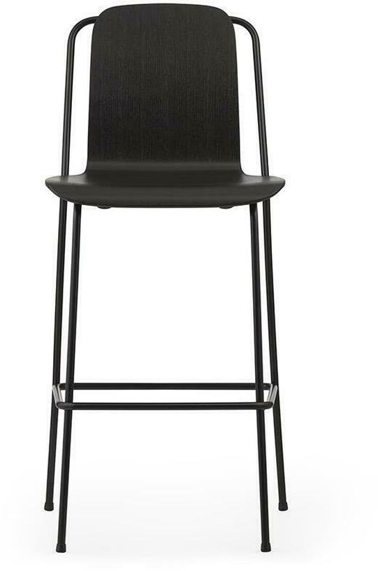 Chaise de bar Studio 75 Cm Acier Noir - Normann Copenhagen - The Cool Republic