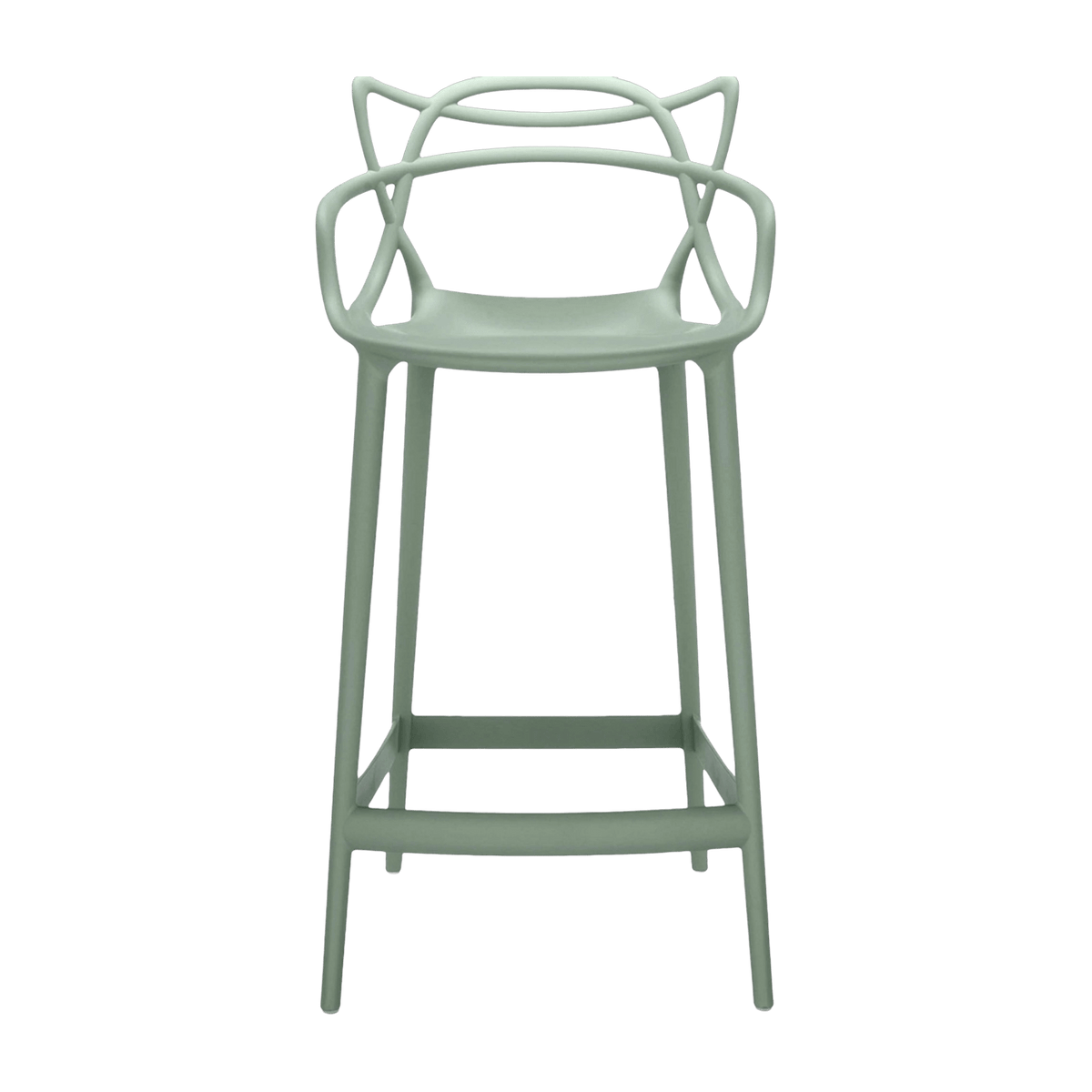 Chaise de bar verte 65 cm Masters - Kartell - The Cool Republic